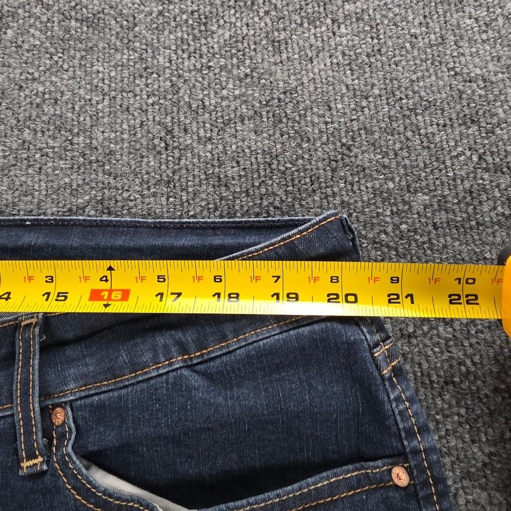 Signature by Levi Strauss & Co Womens 22M Dark Wash Mid Rise Bootcut Jeans 95250 - Picture 8 of 13